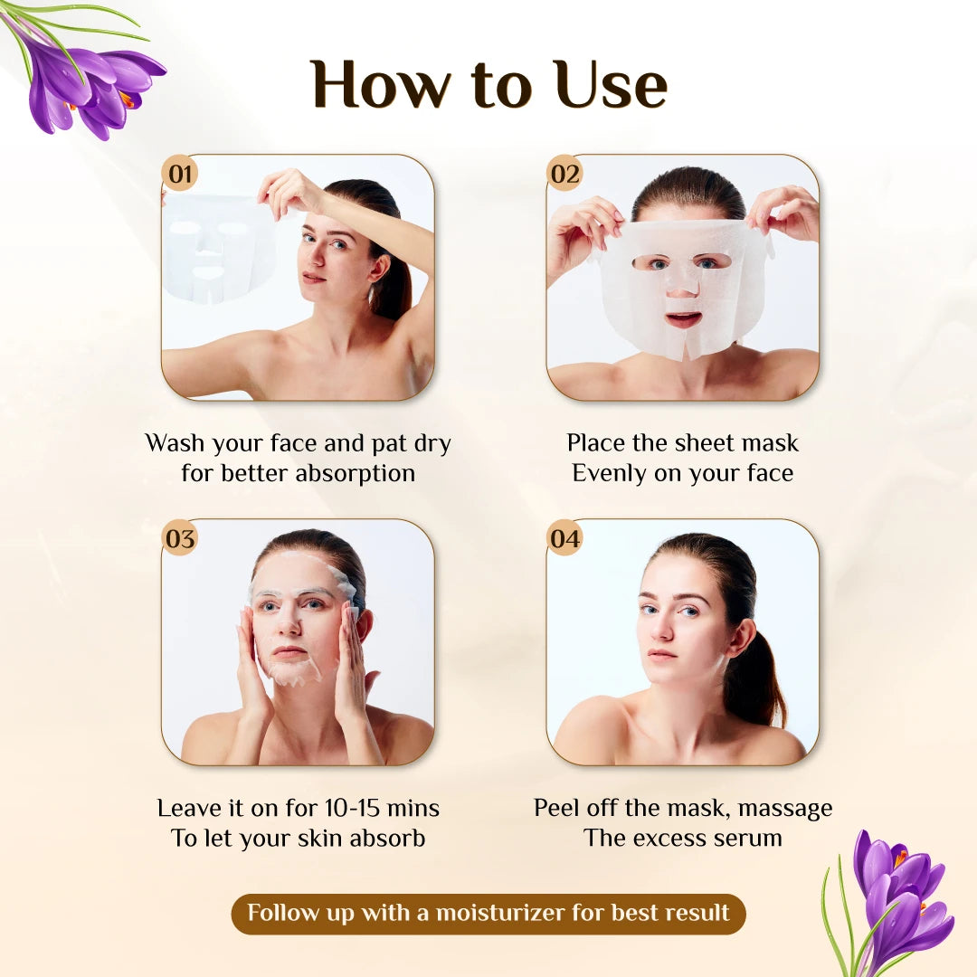 Saffron & Goat's Milk Facial Mask - 30ml