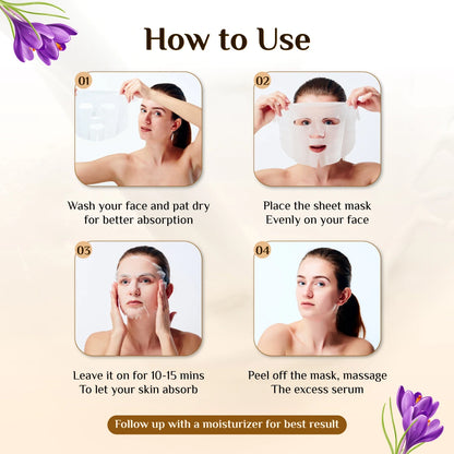 Saffron & Goat's Milk Facial Mask - 30ml