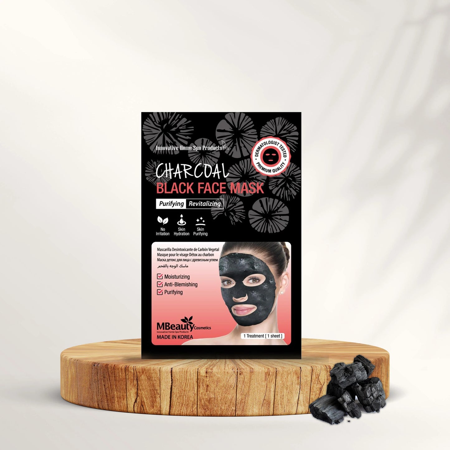 Face Mask | Charcoal | Made in Korea