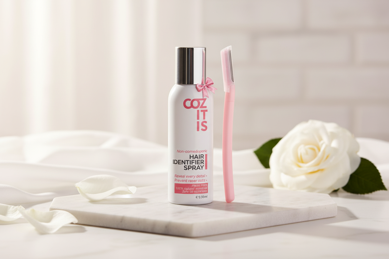 Hair Identifier Spray in luxurious beauty setting